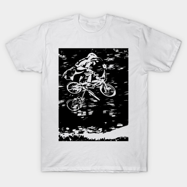 bmx T-Shirt by rickylabellevie